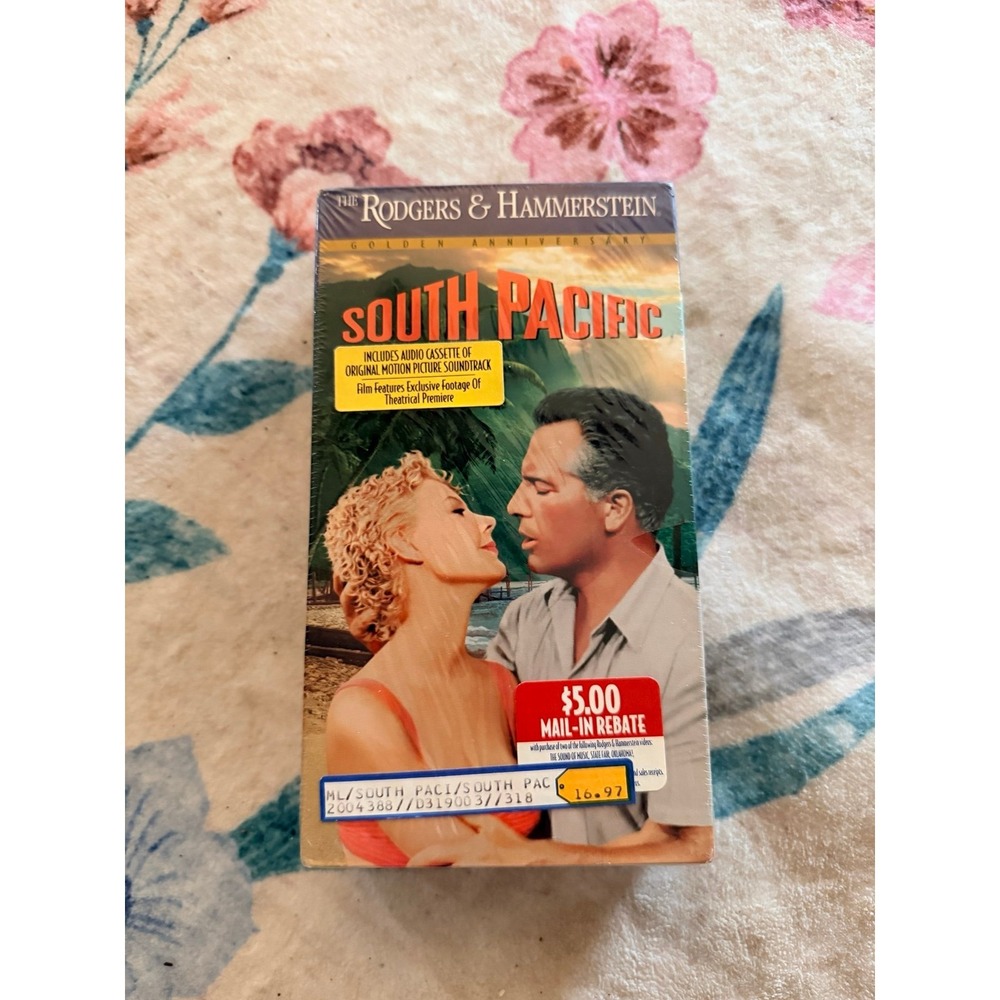 South Pacific sealed vhs with original motion picture‎ soundtrack